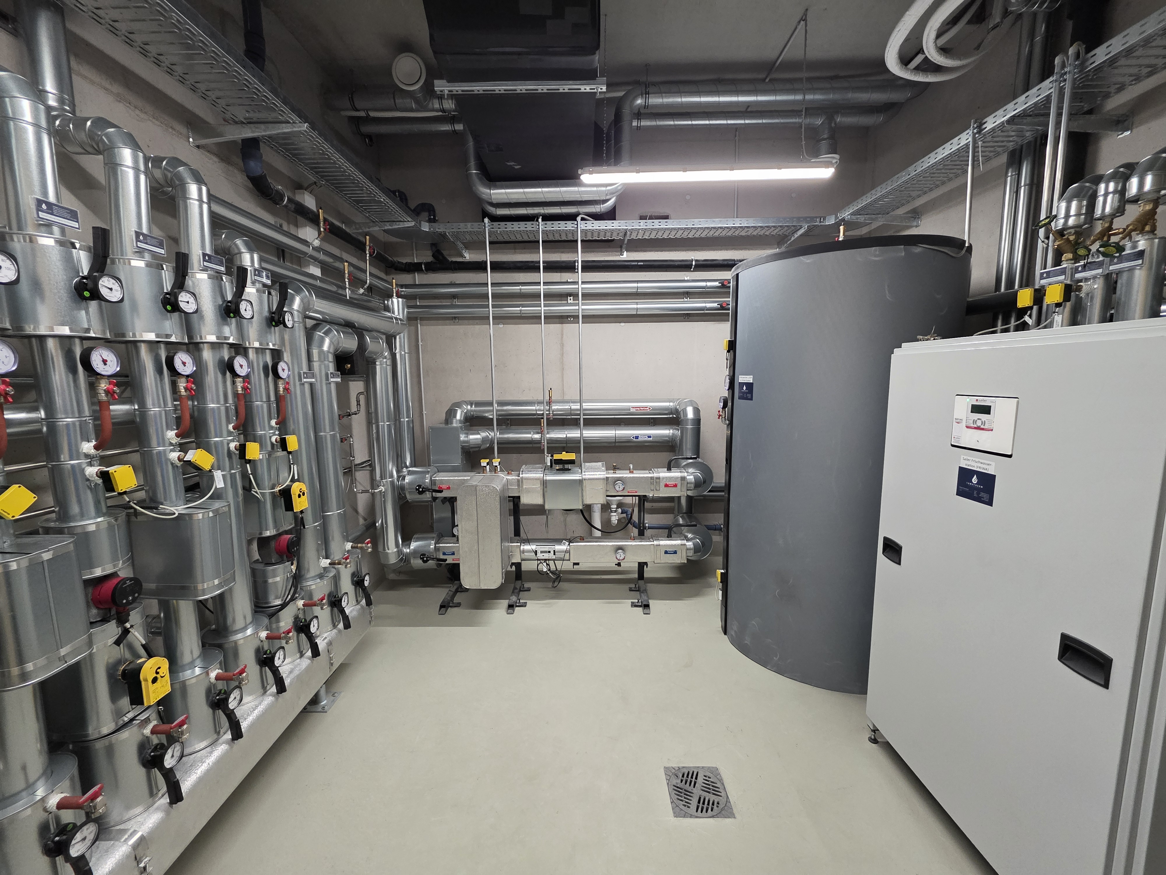 Heizverteilerstation – Pumpengruppen